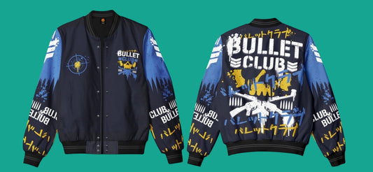 NJPW BULLET CLUB "GRAFFITI" JACKET (YELLOW/BLUE)