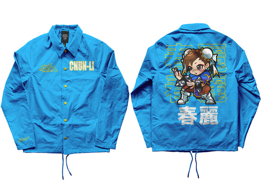 CAPCOM STREET FIGHTER CHUN-LI COACHES JACKET