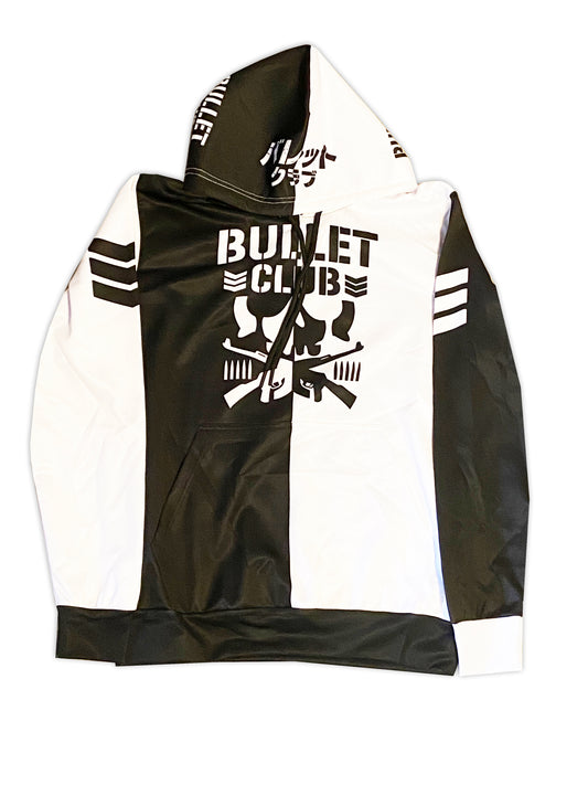 NJPW BULLET CLUB HALF/HALF HOODIE PRE ORDER