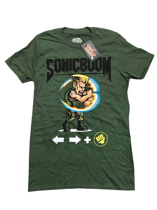 CAPCOM STREET FIGHTER GUILE MOVE SET TEE