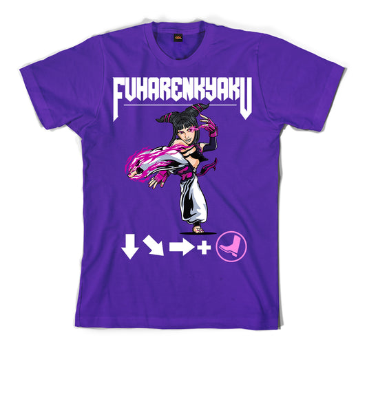 CAPCOM STREET FIGHTER JURI MOVE SET TEE