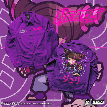 CAPCOM STREET FIGHTER JURI COACHES JACKET