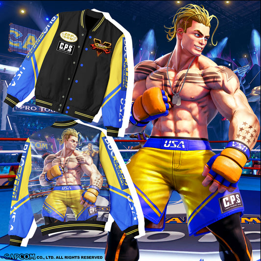 CAPCOM STREET FIGHTER LUKE LIGHTWEIGHT JACKET