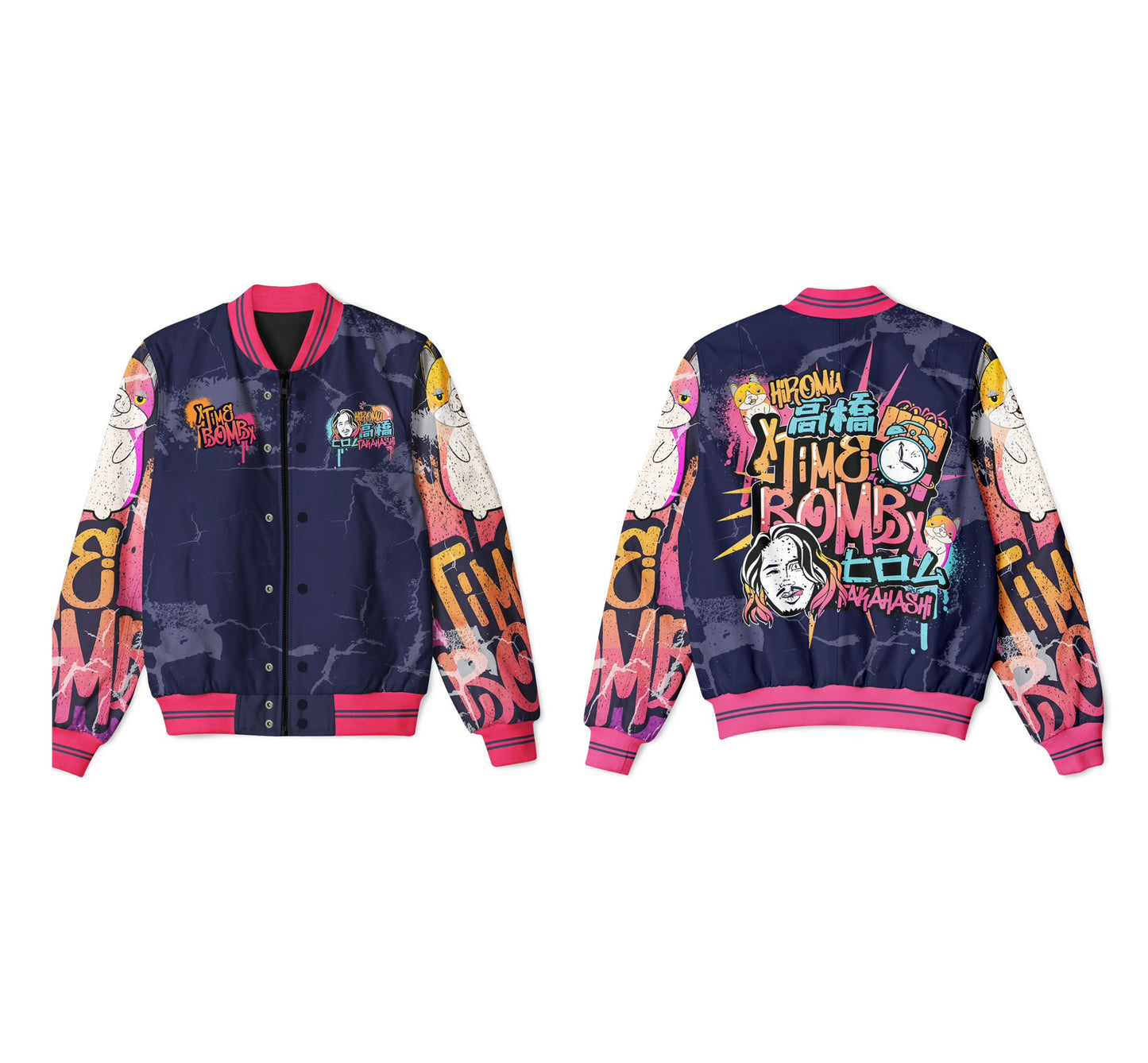 NJPW TIME BOMB WINDBREAKER BOMBER (PREORDER)