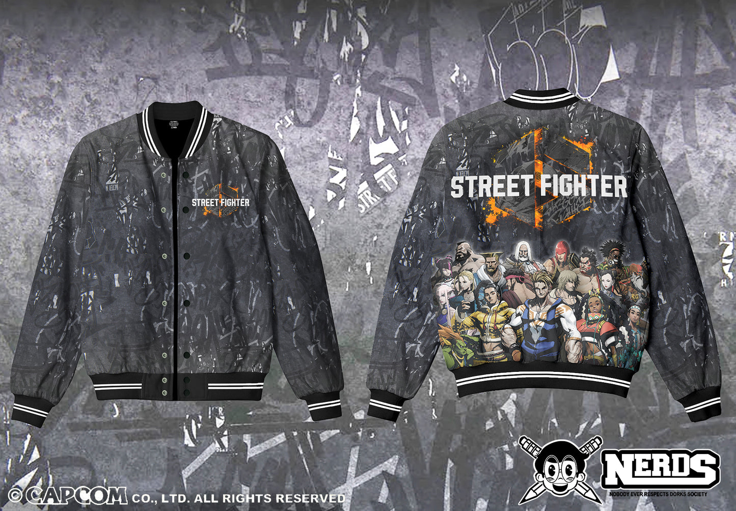 CAPCOM STREET FIGHTER 6 CHARACTER LIGHT WEIGHT JACKET(PRE ORDER)